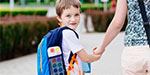 Kid Walking to School