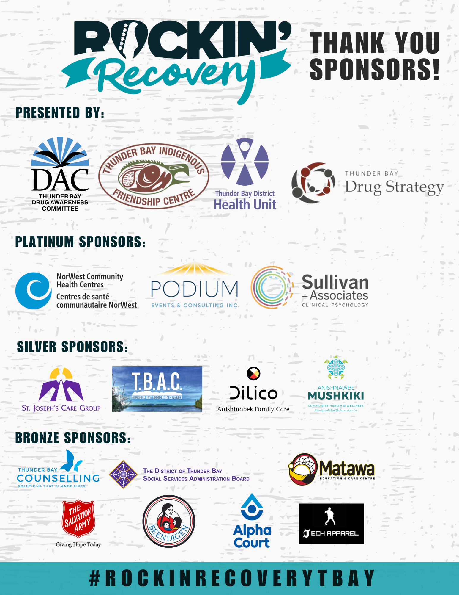 recovery day sponsors