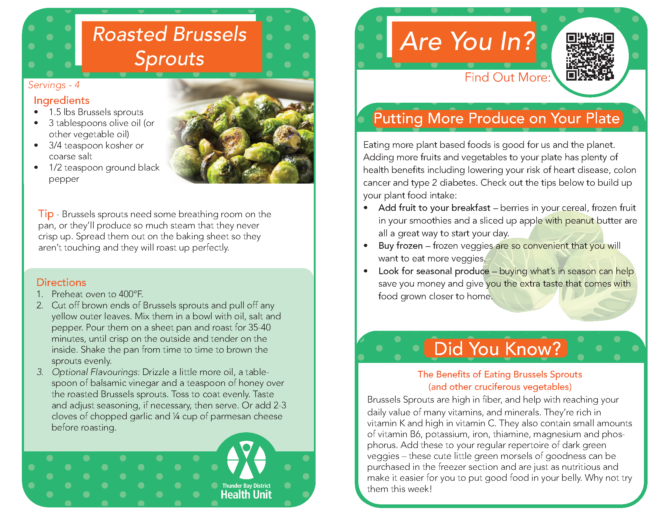 Roasted Brussels Sprouts