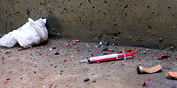 Needles on Ground