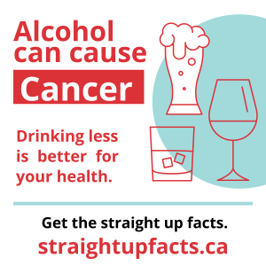 Alcohol can cause cancer. Drinking less is better for your health. Get the straight up facts.