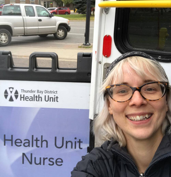 Shelley with Street Nursing Van