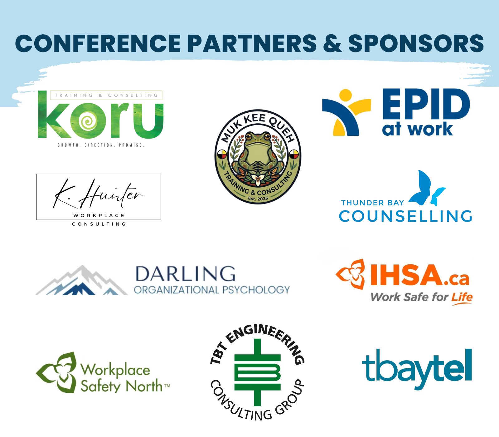 Conference partners and sponsors