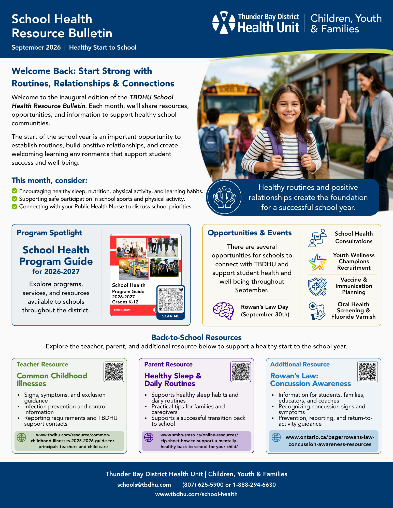 School Health Resource Bulletin