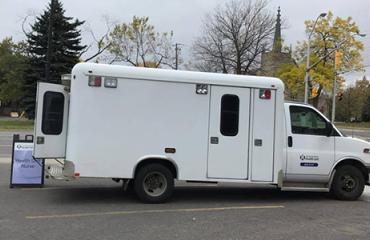 Street nursing van