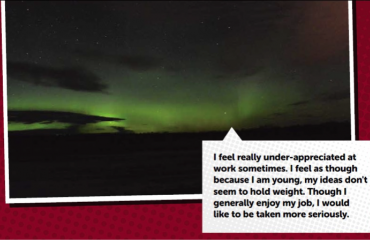 Picture of Northern Lights with Quote