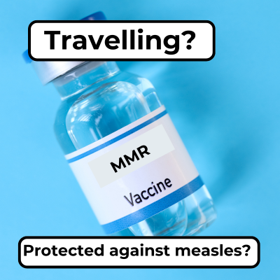 measles vaccine vial