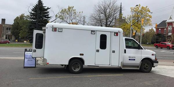 Street nursing van