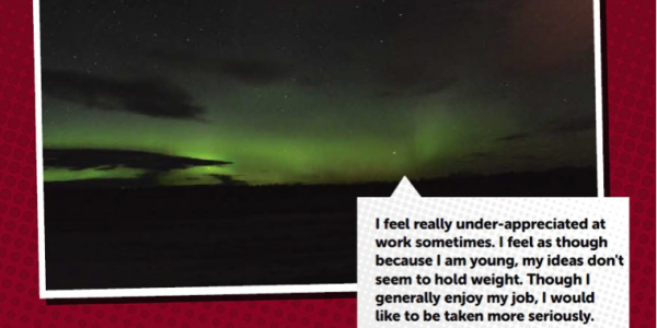 Picture of Northern Lights with Quote