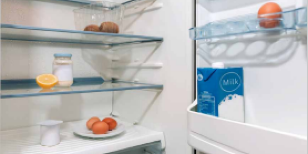 an empty fridge