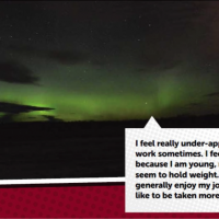 Picture of Northern Lights with Quote