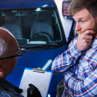 Mechanic with Client