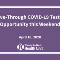 Drive-Through COVID-19 Testing Opportunity This Weekend